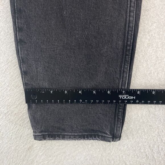 Abercrombie & Fitch Curve Love Jeans‎ Women's 28/6 The 90s Straight Black Denim - Picture 10 of 13